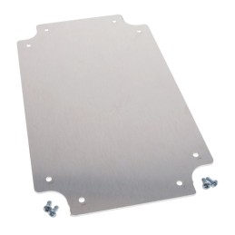 1 pcs : PUX-16538 - Metal, Aluminum Panel, Inner 7.600' L x 4.600' W x 0.060' H (193.04mm x 116.84mm x 1.52mm)