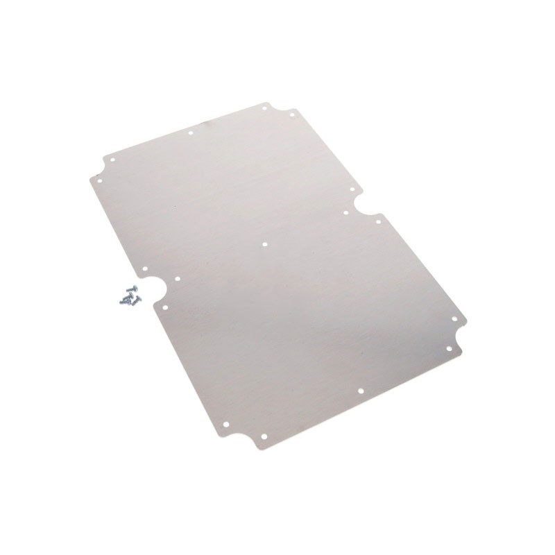 1 pcs : PUX-16540 - Metal, Aluminum Panel, Inner 9.970' L x 6.970' W x 0.060' H (253.24mm x 177.04mm x 1.52mm)
