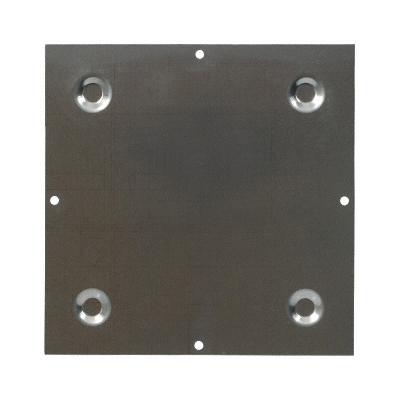 1 pcs : BPA-1592 - Metal, Aluminum Plate 6.812' L x 6.812' W x 0.156' H (173.05mm x 173.05mm x 3.96mm) Natural