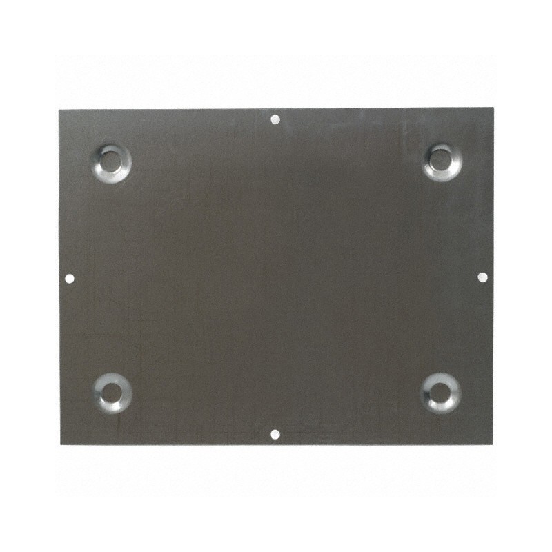 1 pcs : BPA-1593 - Metal, Aluminum Plate 8.812' L x 6.812' W x 0.156' H (223.82mm x 173.02mm x 3.96mm) Natural