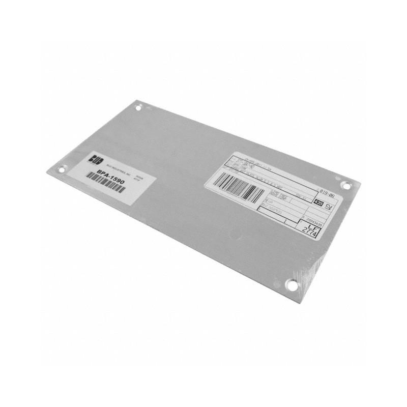 1 pcs : BPA-1590 - Metal, Aluminum Plate 9.375' L x 4.875' W x 0.078' H (238.13mm x 123.83mm x 1.98mm) Natural