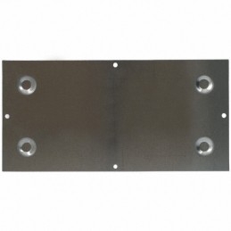 1 pcs : BPA-1591 - Metal, Aluminum Plate 9.812' L x 4.812' W x 0.156' H (249.22mm x 122.22mm x 3.96mm) Natural