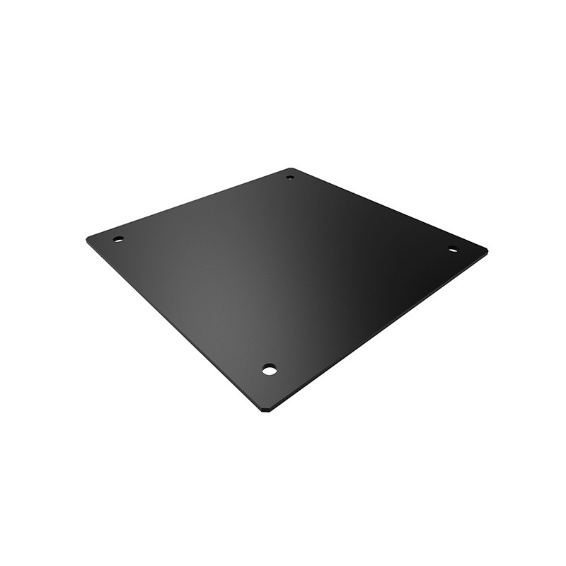 1 pcs : DNFPBK1 - Metal, Steel Cover 5.000' L x 5.000' W x 0.070' H (127.00mm x 127.00mm x 1.78mm) Black