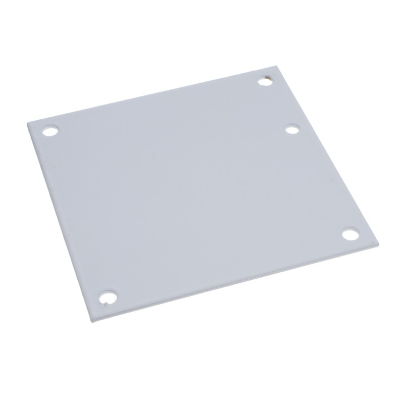 1 pcs : A6N6P - Metal, Steel Panel 4.250' L x 4.250' W (107.95mm x 107.95mm) White