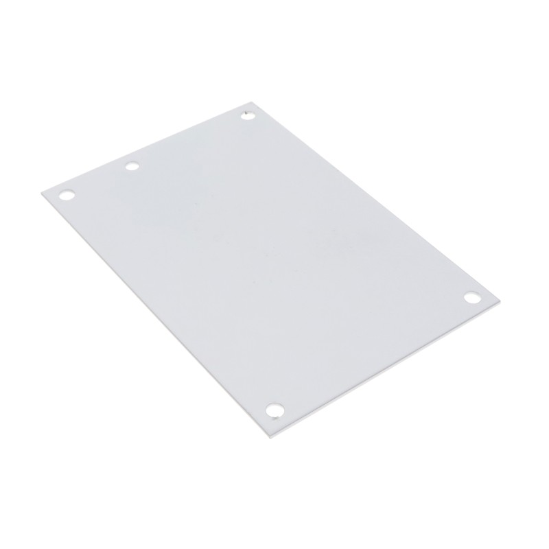 1 pcs : A8N6P - Metal, Steel Panel 6.250' L x 4.250' W (158.75mm x 107.95mm) White