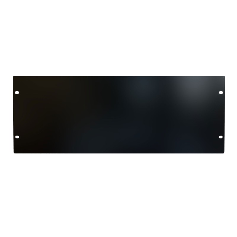 1 pcs : PBPS19003BK2 - Metal, Steel Panel, Front 19.000' L x 3.470' W x 0.072' H (482.60mm x 88.14mm x 1.83mm) Black