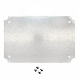 1 pcs : NBX-10980 - Metal, Steel Panel, Inner 10.500' L x 6.700' W x 0.062' H (266.70mm x 170.18mm x 1.57mm) Unpainted