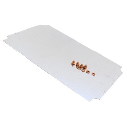 1 pcs : 1590ZGRP243PL - Metal, Steel Panel, Inner 15.039' L x 9.134' W (381.99mm x 232.00mm) Unpainted