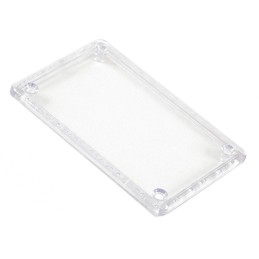 1 pcs : 1591LC - Plastic Cover, Lid 3.346' L x 2.205' W x 0.157' H (84.99mm x 56.01mm x 3.99mm) Clear