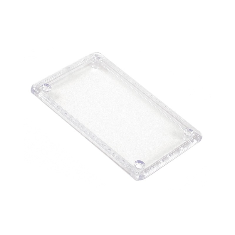 1 pcs : 1591LC - Plastic Cover, Lid 3.346' L x 2.205' W x 0.157' H (84.99mm x 56.01mm x 3.99mm) Clear