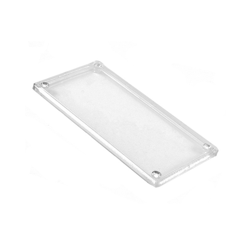 1 pcs : 1591CC - Plastic Cover, Lid 4.724' L x 2.559' W x 0.150' H (119.99mm x 65.00mm x 3.81mm) Clear
