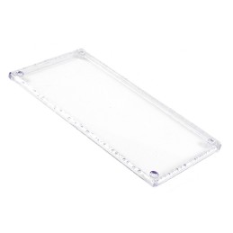 1 pcs : 1591DC - Plastic Cover, Lid 5.906' L x 3.150' W x 0.150' H (150.01mm x 80.01mm x 3.81mm) Clear