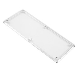 1 pcs : 1591HC - Plastic Cover, Lid 6.524' L x 2.787' W x 0.157' H (165.71mm x 70.79mm x 3.99mm) Clear