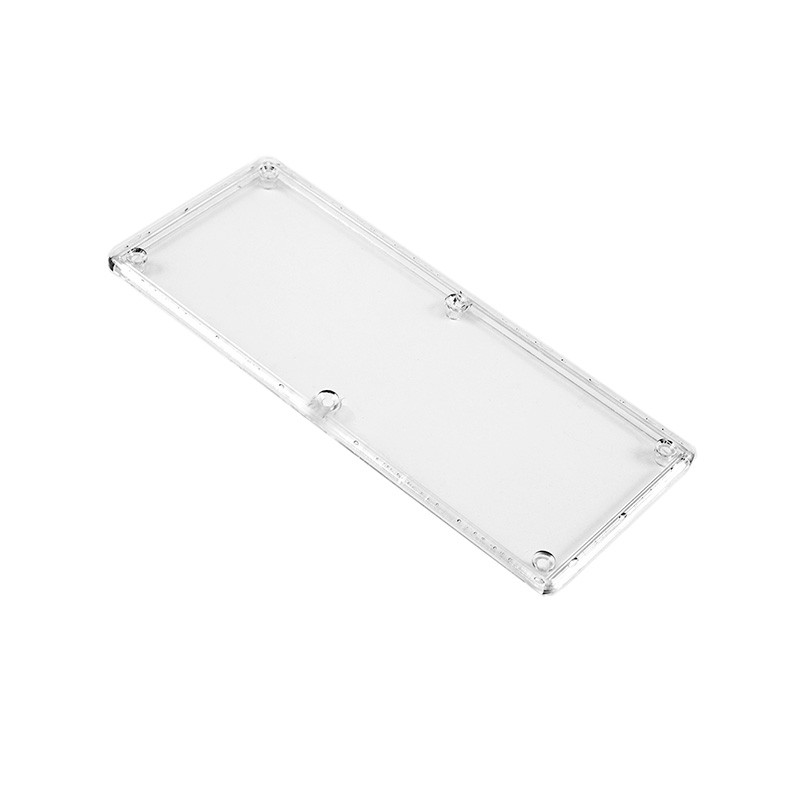 1 pcs : 1591HC - Plastic Cover, Lid 6.524' L x 2.787' W x 0.157' H (165.71mm x 70.79mm x 3.99mm) Clear