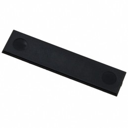 1 pcs : PBC-1561-C - Plastic, ABS Cover, Lid 1.970' L x 0.520' W x 0.055' H (50.04mm x 13.21mm x 1.40mm) Black