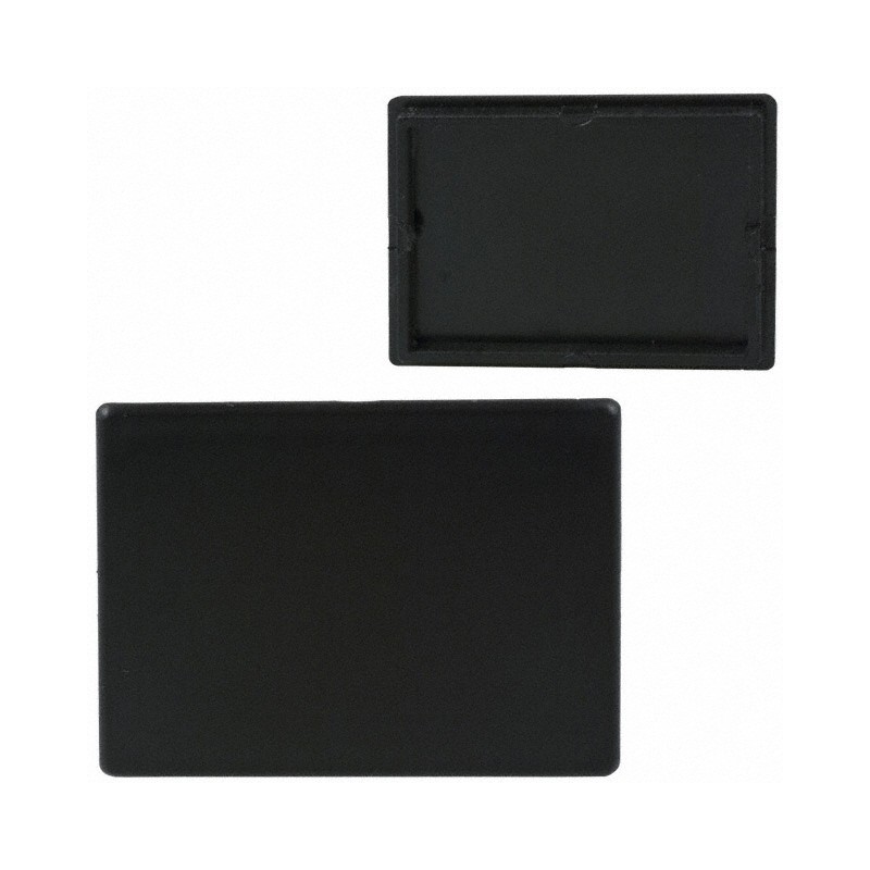 1 pcs : PBC-1558-C - Plastic, ABS Cover, Lid 2.000' L x 1.500' W x 0.163' H (50.80mm x 38.10mm x 4.14mm) Black