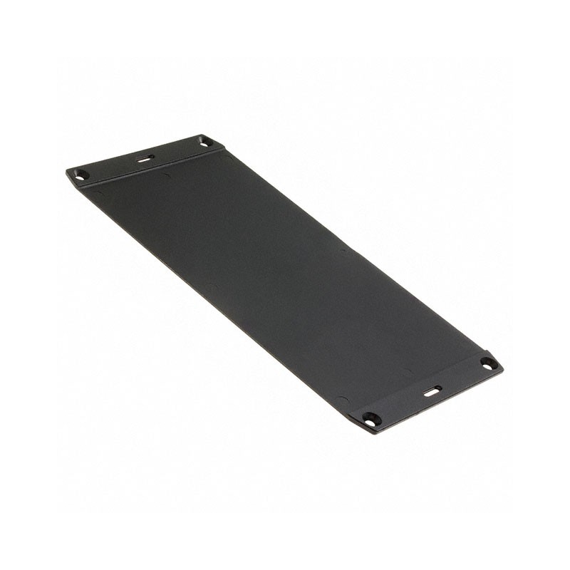 1 pcs : 1591F1BK-2 - Plastic, ABS Flange Kit 1.000' L x 2.200' W x 0.100' H (25.40mm x 55.88mm x 2.54mm) Black