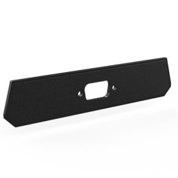 1 pcs : 2020DB9 - Plastic, ABS Panel, End 4.750' L x 1.050' W x 0.115' H (120.65mm x 26.67mm x 2.92mm) Black