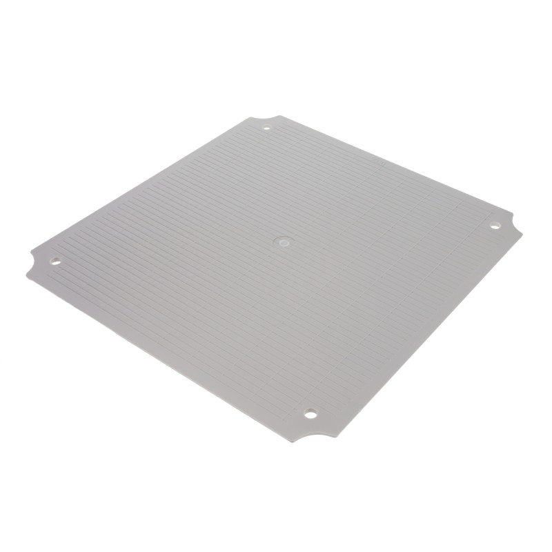 1 pcs : PTX-11067-P - Plastic, ABS Panel, Inner 10.315' L x 10.315' W x 0.394' H (262.00mm x 262.00mm x 10.01mm) Gray