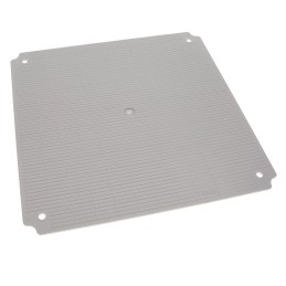1 pcs : PTX-11072-P - Plastic, ABS Panel, Inner 12.362' L x 12.362' W x 0.433' H (314.00mm x 314.00mm x 11.00mm) Gray