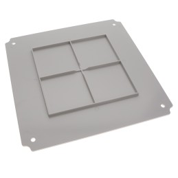 1 pcs : PTX-11072-P - Plastic, ABS Panel, Inner 12.362' L x 12.362' W x 0.433' H (314.00mm x 314.00mm x 11.00mm) Gray