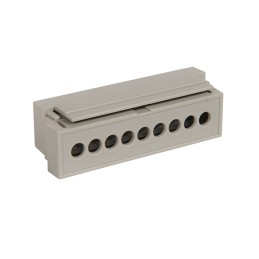 1 pcs : DMB-4771-TGH - Plastic, ABS/PC Blend Terminal Guard 2.080' L x 0.550' W x 0.490' H (52.83mm x 13.97mm x 12.45mm) Gray