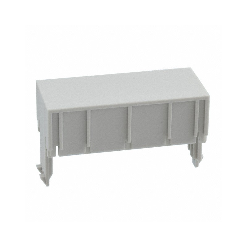 1 pcs : 2201802 - Plastic, Polyamide Cover, Lid 1.732' L x 0.740' W x 1.024' H (44.00mm x 18.80mm x 26.00mm) Gray