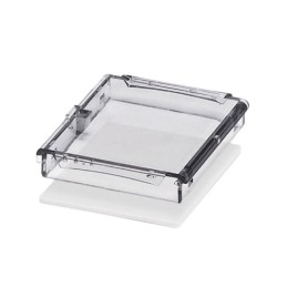 1 pcs : 2896445 - Plastic, Polyamide Cover, Lid 2.110' W (53.60mm) Clear