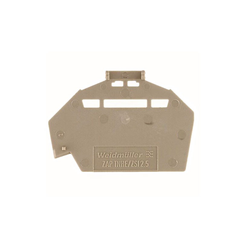 1 pcs : 1610840000 - Plastic, Polyamide Panel, End 1.268' L x 0.043' W x 1.839' H (32.20mm x 1.10mm x 46.70mm) Beige