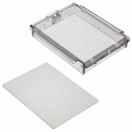 1 pcs : 2896115 - Plastic, Polycarbonate Cover, Lid 1.402' W (35.60mm) Clear