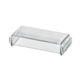 1 pcs : 2946159 - Plastic, Polycarbonate Cover, Lid 1.496' L x 0.886' W x 0.265' H (38.00mm x 22.50mm x 7.50mm) Clear