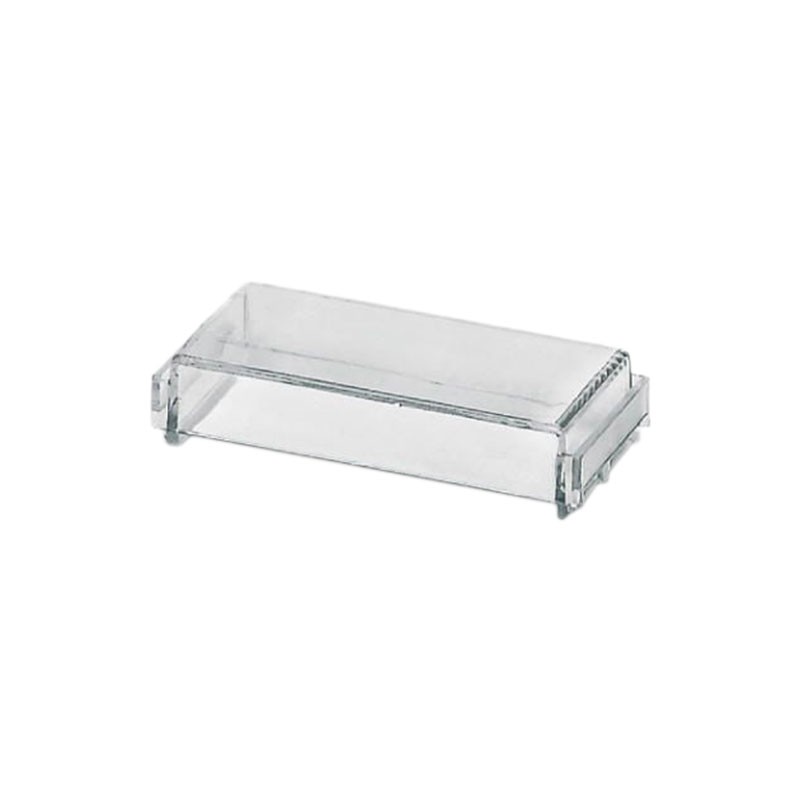 1 pcs : 2946159 - Plastic, Polycarbonate Cover, Lid 1.496' L x 0.886' W x 0.265' H (38.00mm x 22.50mm x 7.50mm) Clear