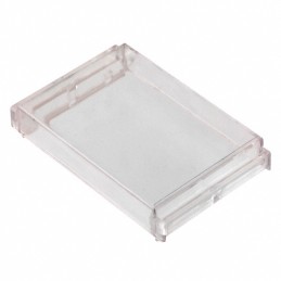 1 pcs : 2947886 - Plastic, Polycarbonate Cover, Lid 1.496' L x 1.181' W x 0.265' H (38.00mm x 30.00mm x 7.50mm) Clear