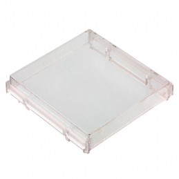 1 pcs : 2946214 - Plastic, Polycarbonate Cover, Lid 1.496' L x 1.772' W x 0.265' H (38.00mm x 45.00mm x 7.50mm) Clear