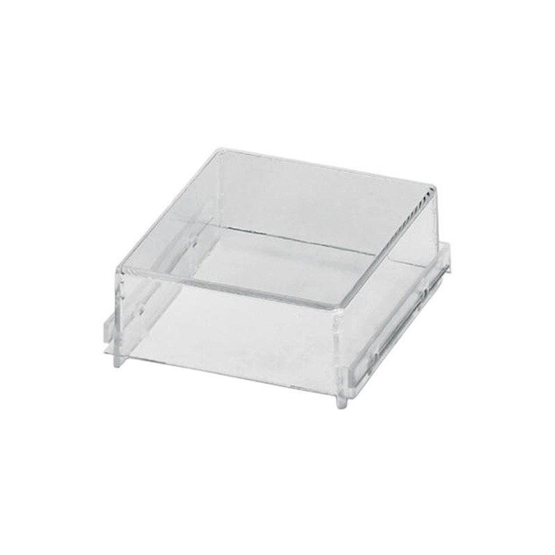 1 pcs : 2946227 - Plastic, Polycarbonate Cover, Lid 1.496' L x 1.772' W x 0.591' H (38.00mm x 45.00mm x 15.00mm) Clear