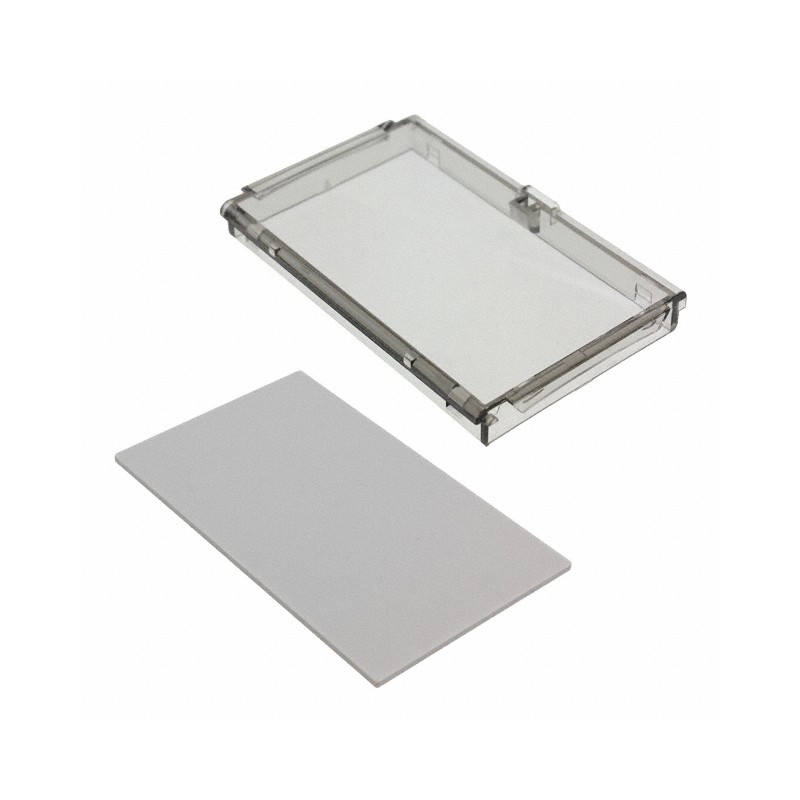 1 pcs : 2896128 - Plastic, Polycarbonate Cover, Lid 2.819' W (71.60mm) Clear