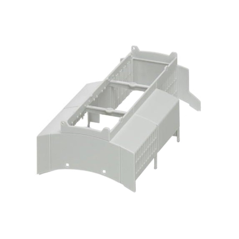1 pcs : 2201454 - Plastic, Polycarbonate Housing 3.531' L x 6.362' W x 2.449' H (89.70mm x 161.60mm x 62.20mm) Gray