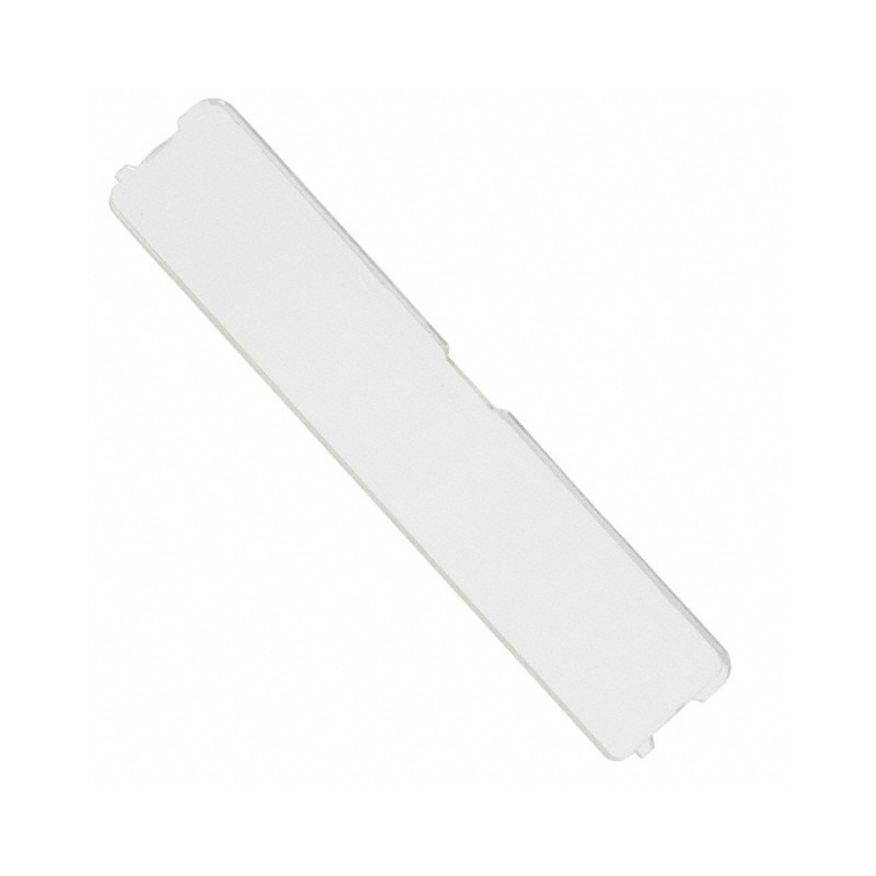 1 pcs : 4008CL - Plastic, Polycarbonate Lens 2.200' L x 0.440' W x 0.070' H (55.88mm x 11.18mm x 1.78mm) Clear
