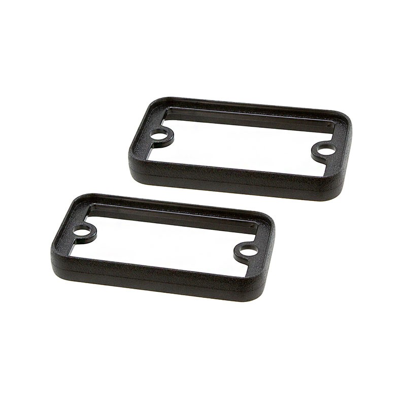 1 pcs : 1455LBBK-10 - Polycarbonate (PC) Bezel 4.178' L x 1.324' W x 0.354' H (106.12mm x 33.63mm x 8.99mm) Black