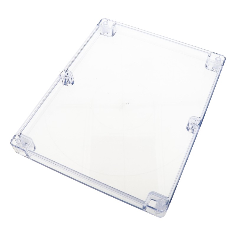 1 pcs : 1554JCL - Polycarbonate (PC) Cover, Lid 6.300' L x 3.540' W x 0.590' H (160.02mm x 89.92mm x 14.99mm) Clear