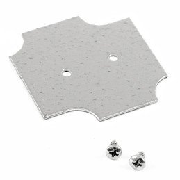 1 pcs : 1554BPL - Polycarbonate (PC) Panel, Inner 2.203' L x 2.203' W (55.96mm x 55.96mm) Unpainted