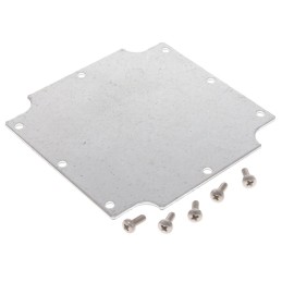 1 pcs : 1554LPL - Polycarbonate (PC) Panel, Inner 3.661' L x 3.644' W x 0.064' H (93.00mm x 92.57mm x 1.63mm) Unpainted