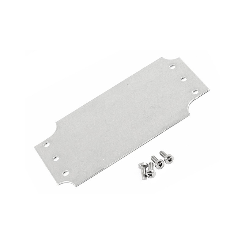 1 pcs : 1554CPL - Polycarbonate (PC) Panel, Inner 4.350' L x 2.080' W (110.49mm x 52.83mm) Unpainted