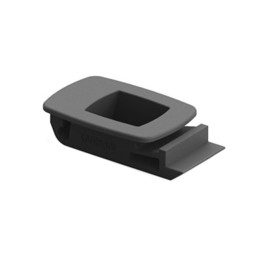 1 pcs : 37115 - Sliding Lock Rectangular - 37.30mm x 25.30mm Cutout Clip In Acrylonitrile Butadiene Styrene (ABS)