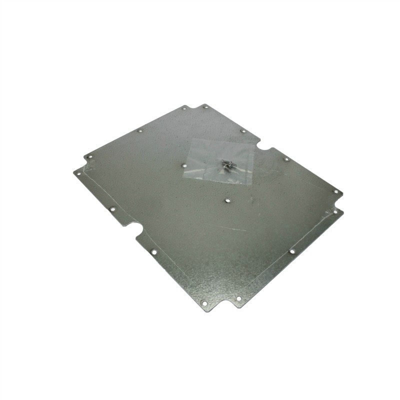 1 pcs : 1554YPL - Steel Panel, Inner 11.200' L x 8.860' W x 0.060' H (284.48mm x 225.04mm x 1.52mm) Unpainted