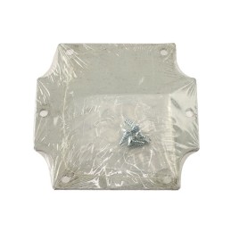 1 pcs : 1555EFPL - Steel Panel, Inner 3.070' L x 3.070' W x 0.064' H (77.98mm x 77.98mm x 1.63mm) Unpainted