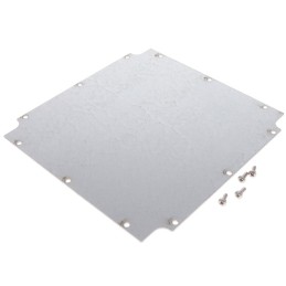 1 pcs : 1554WPL - Steel Panel, Inner 6.594' L x 6.575' W x 0.064' H (167.50mm x 167.00mm x 1.63mm) Unpainted