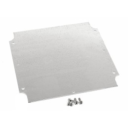 1 pcs : 1554RPL - Steel Plate 5.940' L x 5.800' W x 0.051' H (150.88mm x 147.32mm x 1.30mm) Unpainted