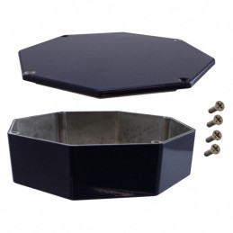 1 pcs : 1590STPCCB - Stomp Box Aluminum Blue Cover Included 5.230' L x 5.230' W (132.84mm x 132.84mm) X 1.540' (39.12mm)