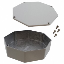 1 pcs : 1590STPCLG - Stomp Box Aluminum Gray Cover Included 5.230' L x 5.230' W (132.84mm x 132.84mm) X 1.540' (39.12mm)